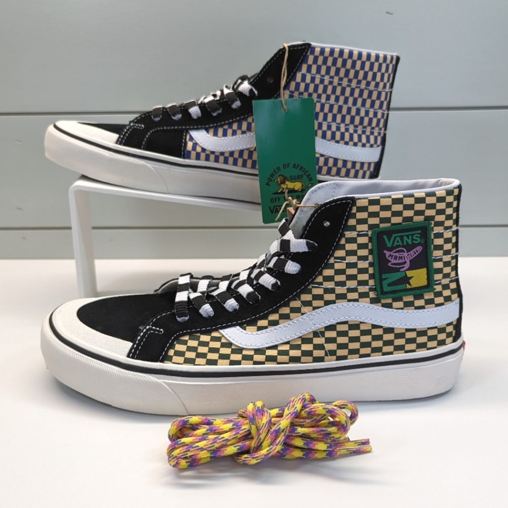 Vans x MAMI WATA SK8-Hi 138 Decon VR3 Rumble in The Jungle Suede Shoes Women 11